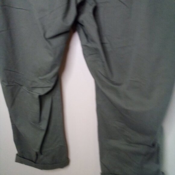 Old Navy OG Chino Pants Women XXL High Rise Ankle Elastic Back Green - Picture 14 of 15